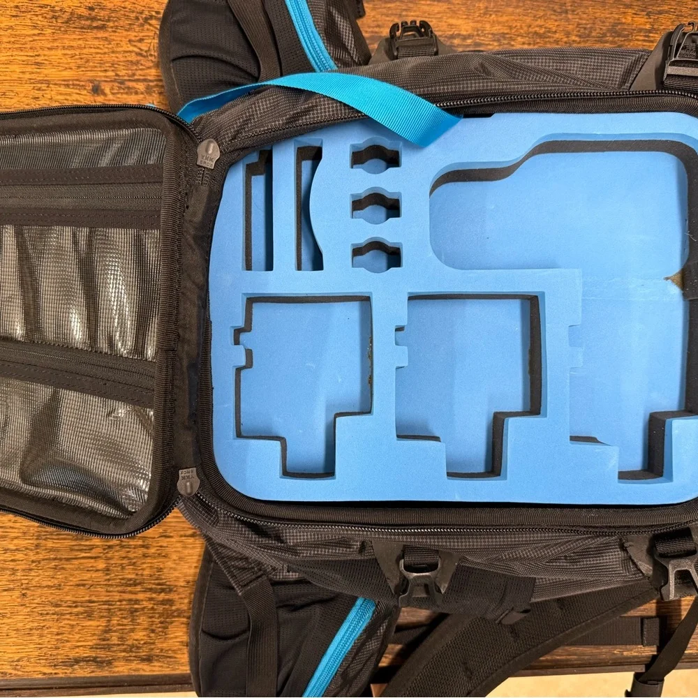 Thule Black and Blue Camera Backpack